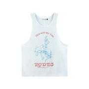 First Rodeo - Papa Tank - White - The Laundry Room