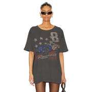 The Laundry Room Racing - Oversized Tee - Black Snow - The Laundry Room