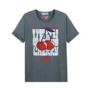 Very Cherry Coke - Oversized Tee - Gravity Grey - The Laundry Room