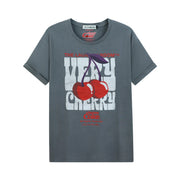 Very Cherry Coke - Oversized Tee - Gravity Grey - The Laundry Room