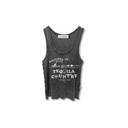 Tequila Country  - Rib Tank - Black Snow - The Laundry Room