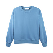 Essentials - Classic Crewneck Sweater - Chambray Blue - The Laundry Room