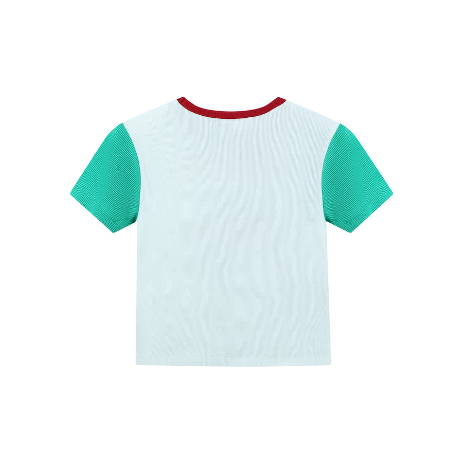 Coca Cola Winter Sports SMU - Baby Tee - White & Green - The Laundry Room