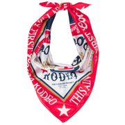 This Ain'T My First Coors Rodeo - Silky Bandana - Vintage Red