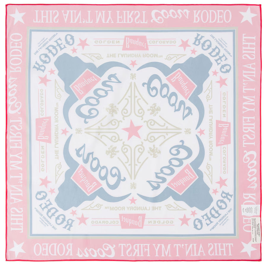This Ain'T My First Coors Rodeo - Silky Bandana - Vintage Red