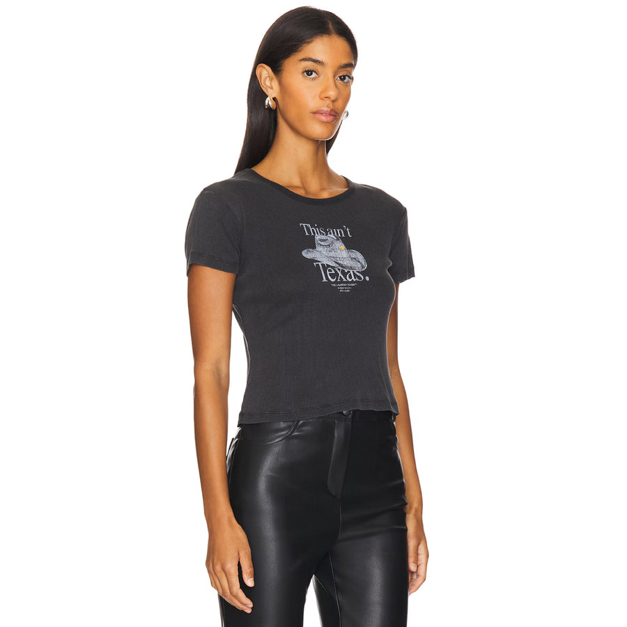 This Ain'T Texas - Baby Tee - Black Snow