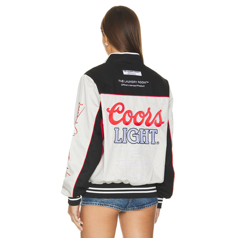 Coors Light Official Tm - Racing Jacket - Black - The Laundry Room