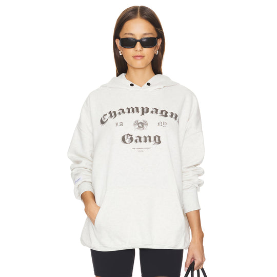 Champagne Gang - Hideout Hoodie - Pebble Heather - The Laundry Room