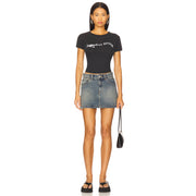 Au Revoir - Baby Tee - Black Snow - The Laundry Room