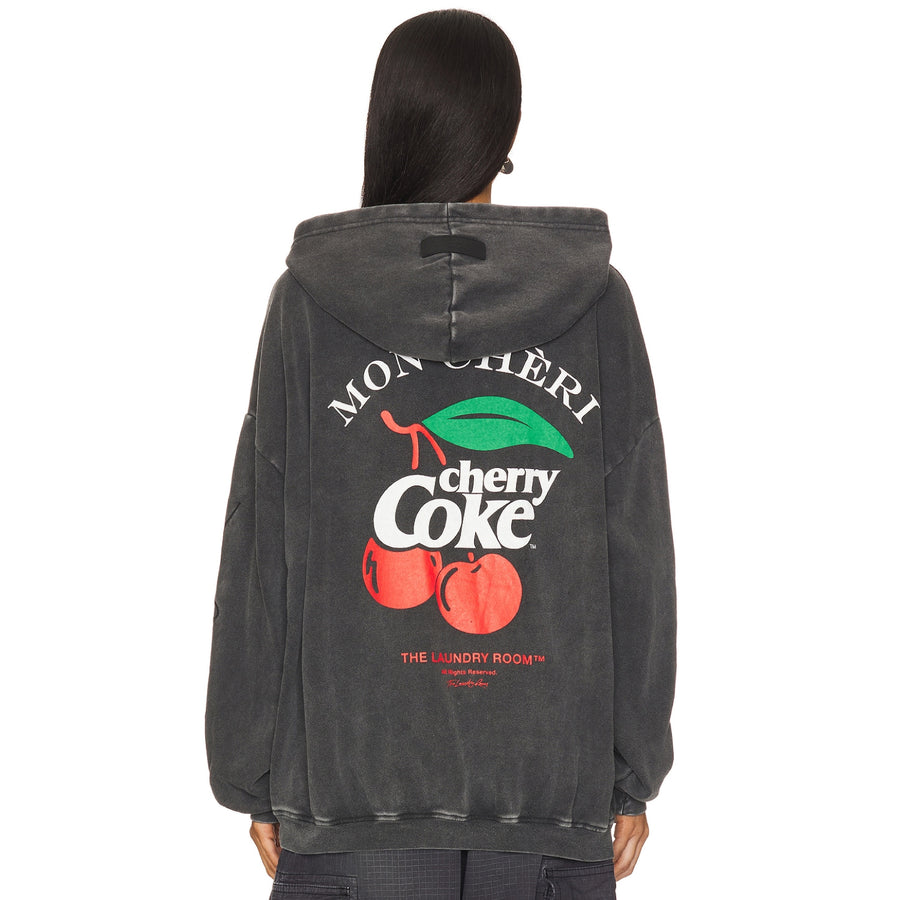 Mon Cheri Cherry Coke Branch - Hideout Hoodie - Black Snow - The Laundry Room