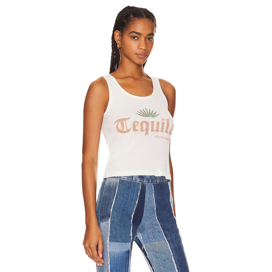 Tequila - Rib Tank - White - The Laundry Room