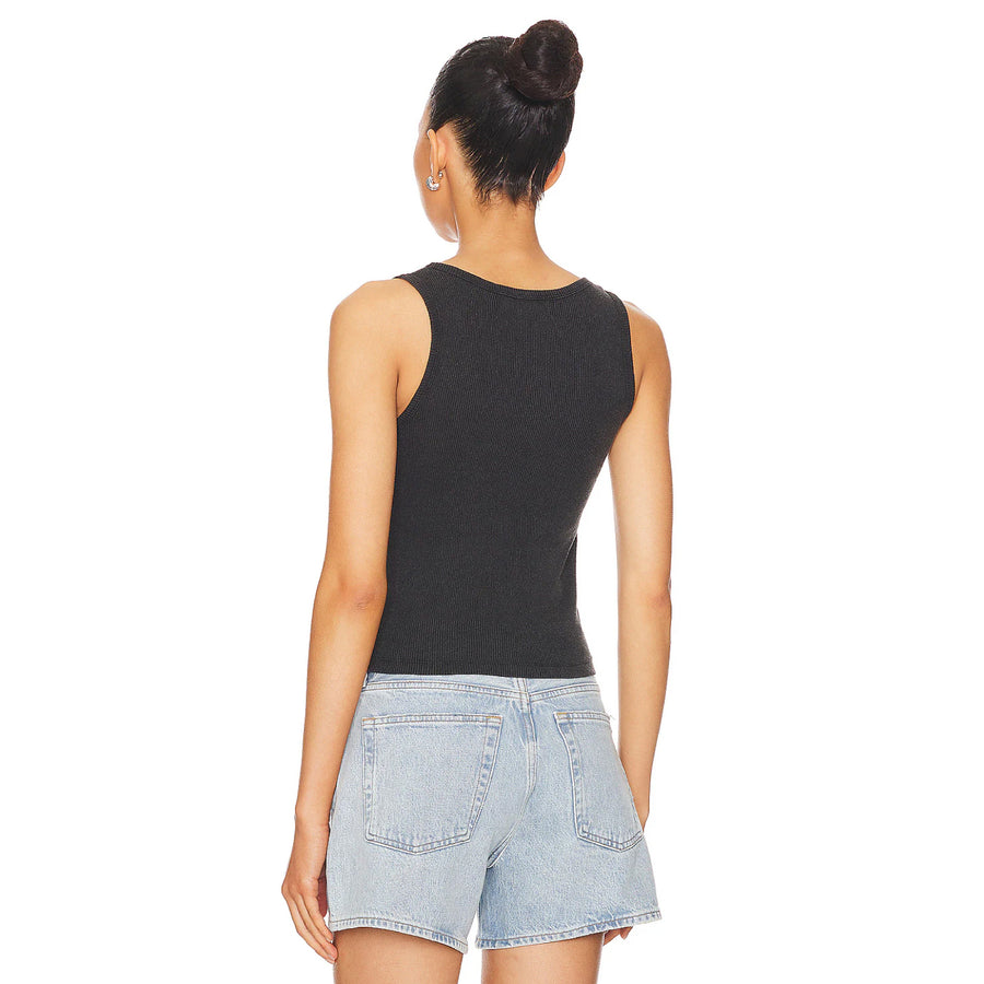Tequila Country  - Rib Tank - Black Snow - The Laundry Room