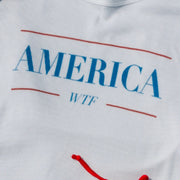 America WTF - Baby Tee - White - The Laundry Room