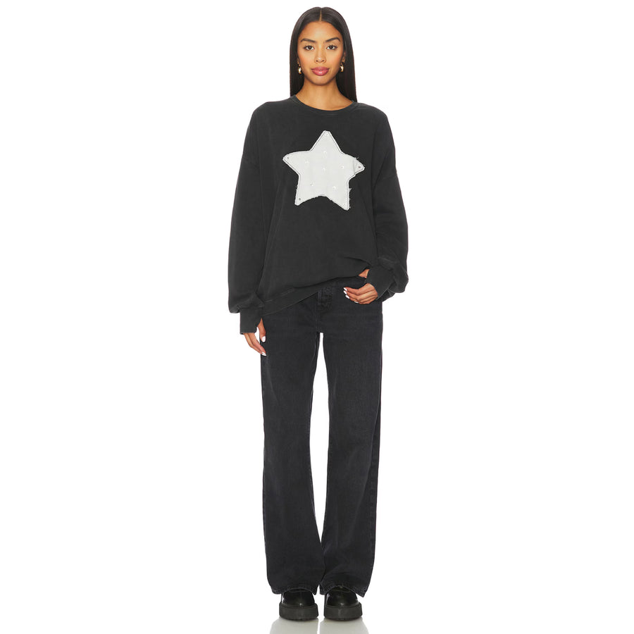 Rhinestone Star - Jump Jumper - Black Snow - The Laundry Room