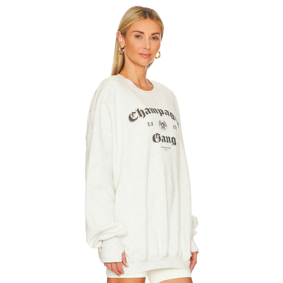 Champagne Gang - Jump Jumper - Pebble Heather - The Laundry Room