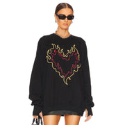 Burn Heart - Jump Jumper - Black - The Laundry Room