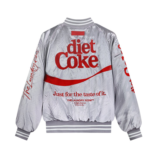 Diet Coke On Ice 82 - Stadium Jacket - Silver - The Laundry Room