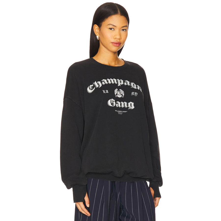 LA Champagne Gang NY - Jump Jumper - Black Snow - The Laundry Room