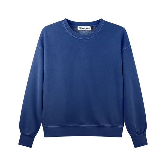 Essentials - Classic Crewneck Sweater - Navy Snow - The Laundry Room
