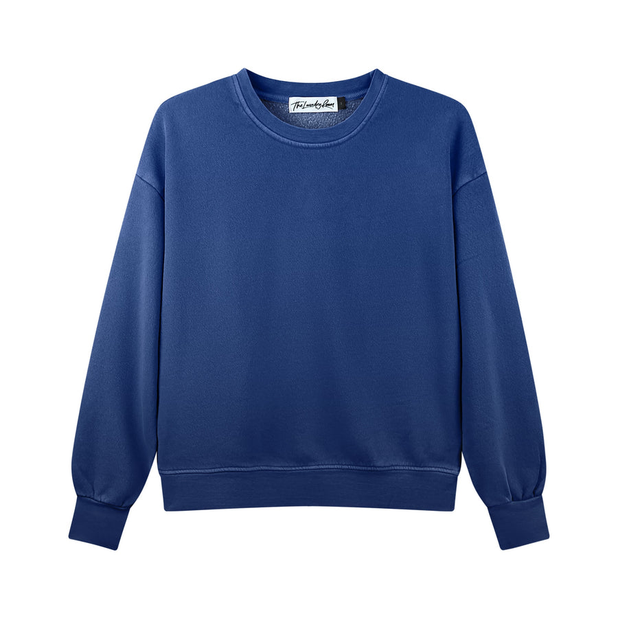Essentials - Classic Crewneck Sweater - Navy Snow - The Laundry Room