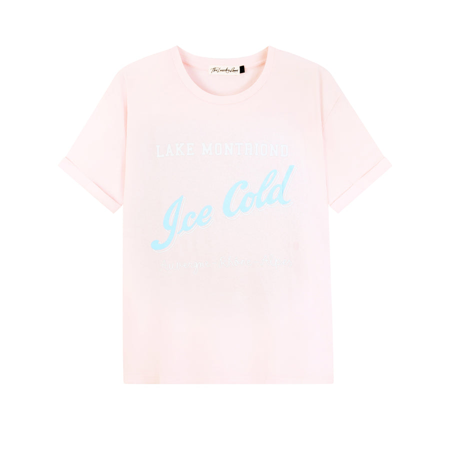 Ice Cold - Oversized Tee - Blush Pink - The Laundry Room