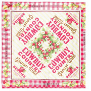 Cowboy Country Grown Wild Berries - Silky Bandana - Red Gingham - The Laundry Room