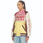 Cowboy Country Grown Wild Berries - Racing Jacket - Red Gingham - The Laundry Room
