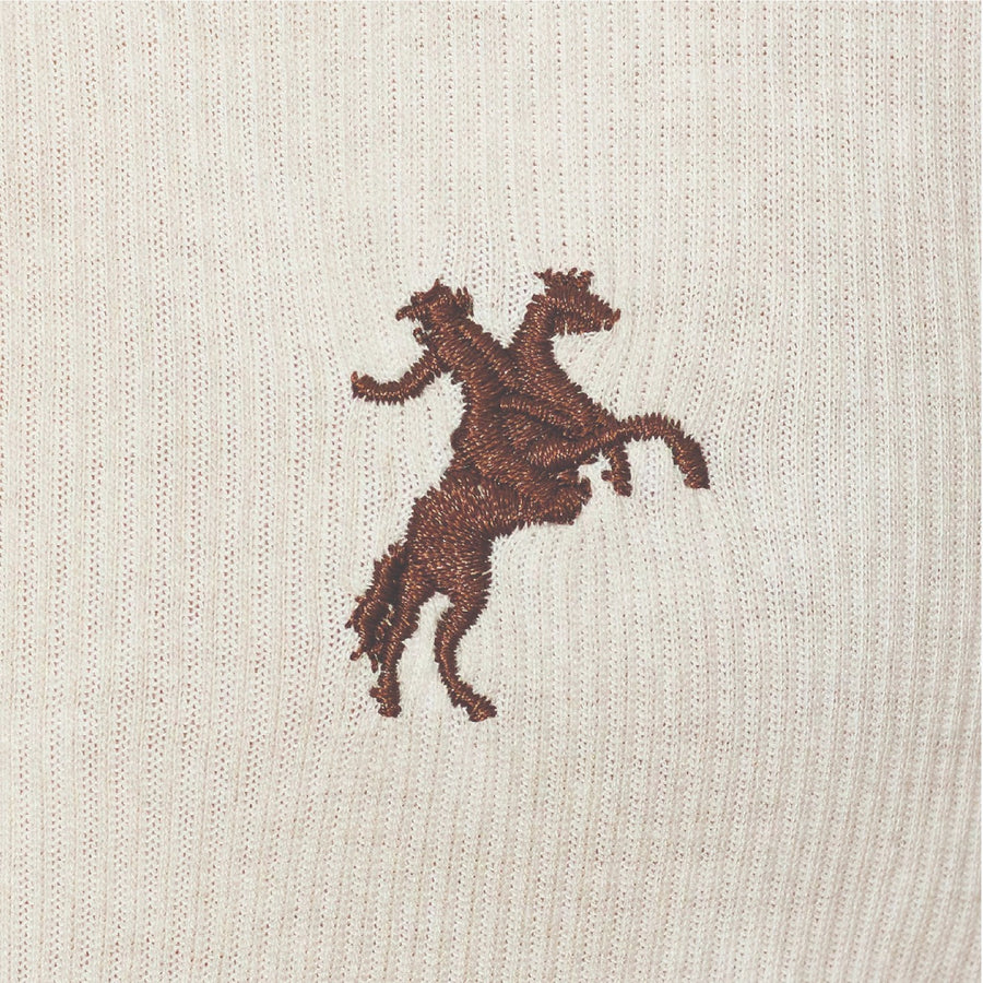 Ranch Life - Rib Tank - White & Brown - The Laundry Room