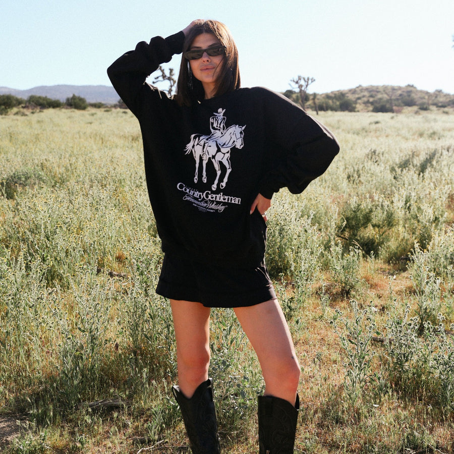 Country Gentleman Tennessee Whiskey - Jump Jumper - Black Snow - The Laundry Room